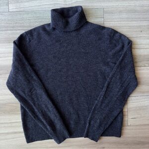 Club Monaco Dark Gray Wool Turtleneck Sweater Size XL